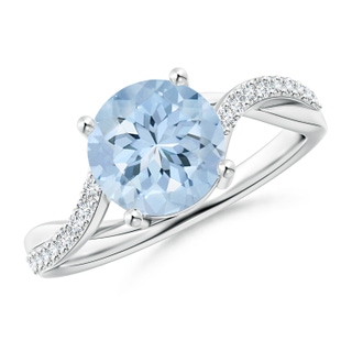 Round AA Aquamarine