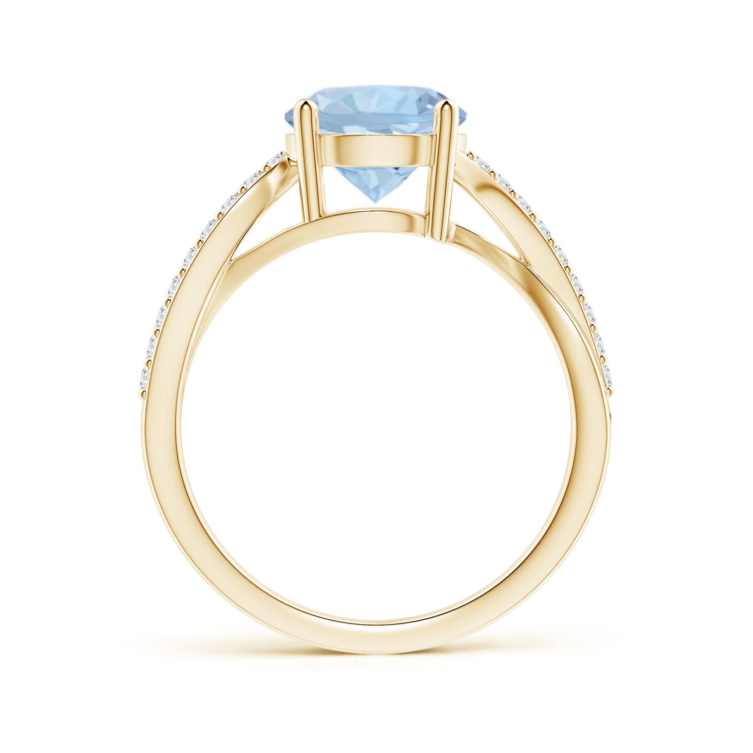 AA - Aquamarine / 1.78 CT / 14 KT Yellow Gold