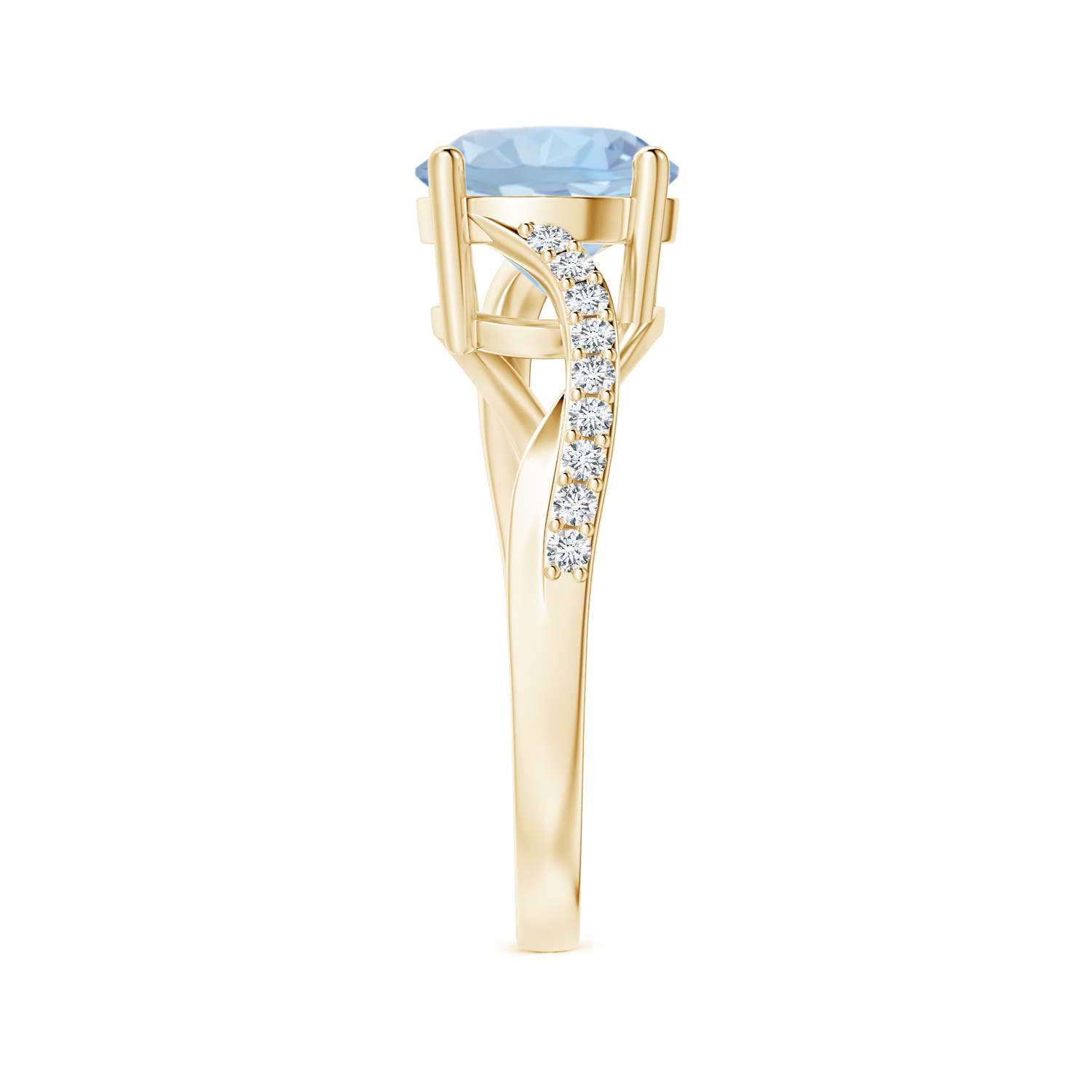 AA - Aquamarine / 1.78 CT / 14 KT Yellow Gold