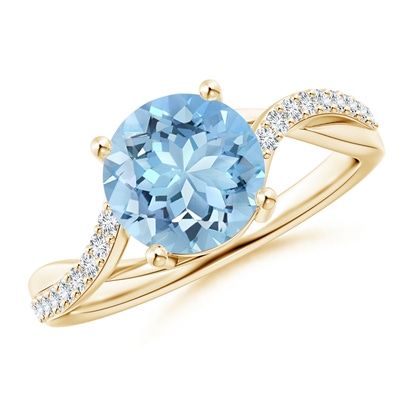 Aquamarine Engagement Rings in Canada | Angara