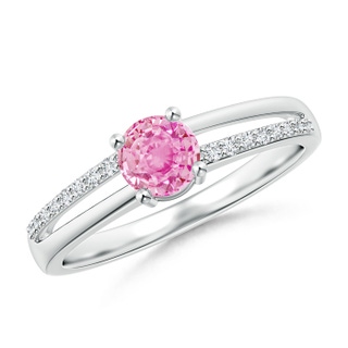 Round A Pink Sapphire