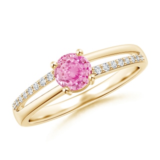 Round A Pink Sapphire
