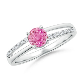Round AA Pink Sapphire