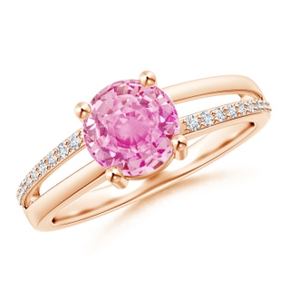 Round A Pink Sapphire