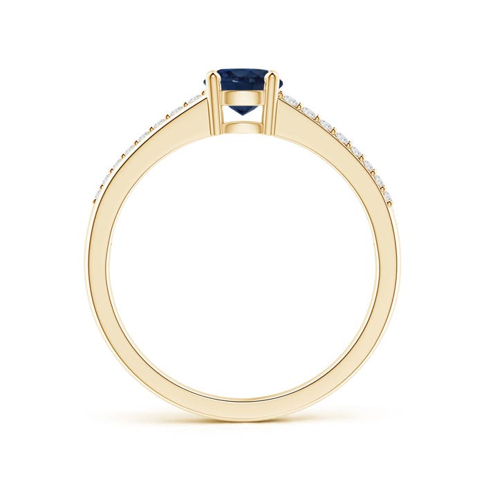 AA - Blue Sapphire / 0.69 CT / 14 KT Yellow Gold