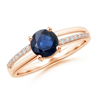 Round AA Blue Sapphire