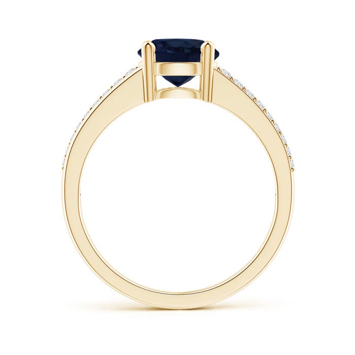 A - Blue Sapphire / 1.7 CT / 14 KT Yellow Gold