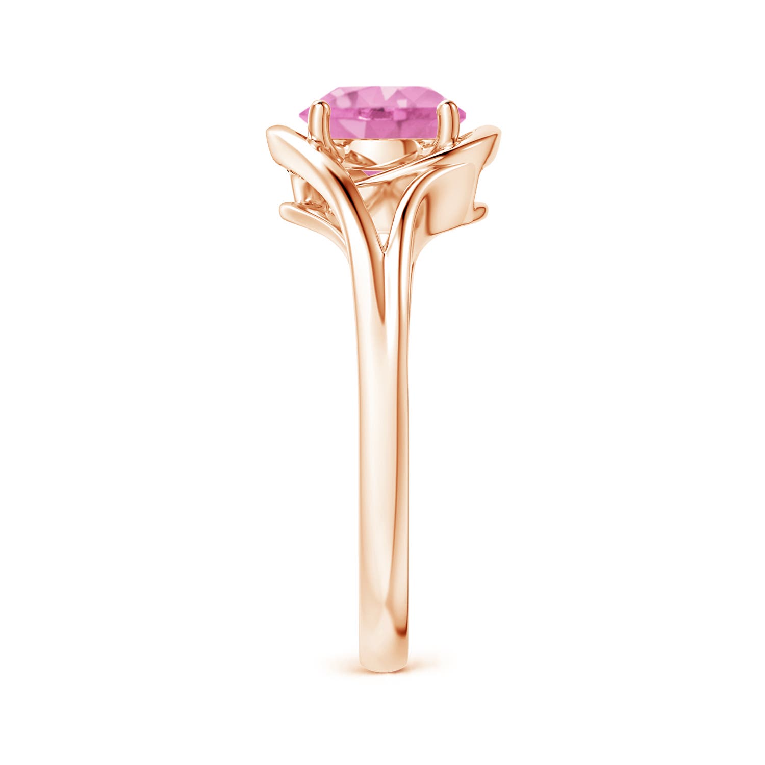 A - Pink Sapphire / 1.6 CT / 14 KT Rose Gold