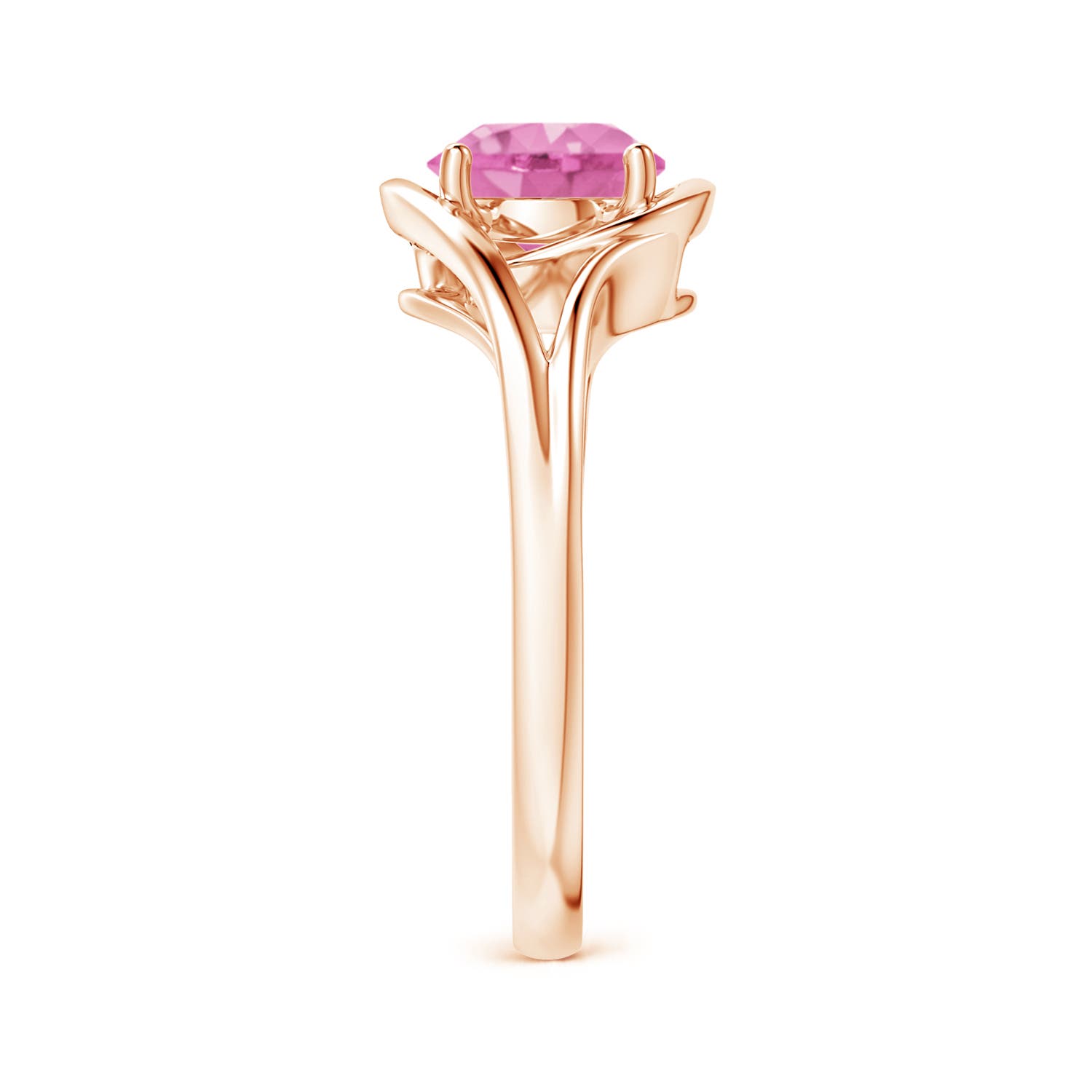 AA - Pink Sapphire / 1.6 CT / 14 KT Rose Gold