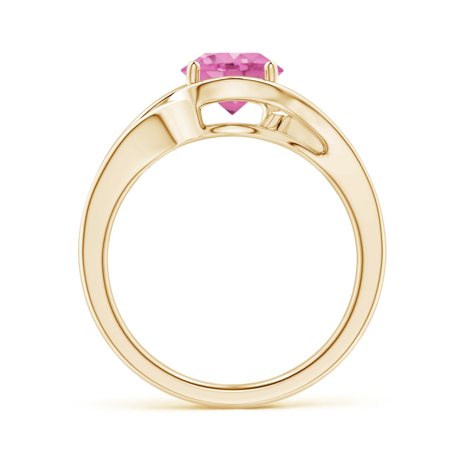 AA - Pink Sapphire / 1.6 CT / 14 KT Yellow Gold