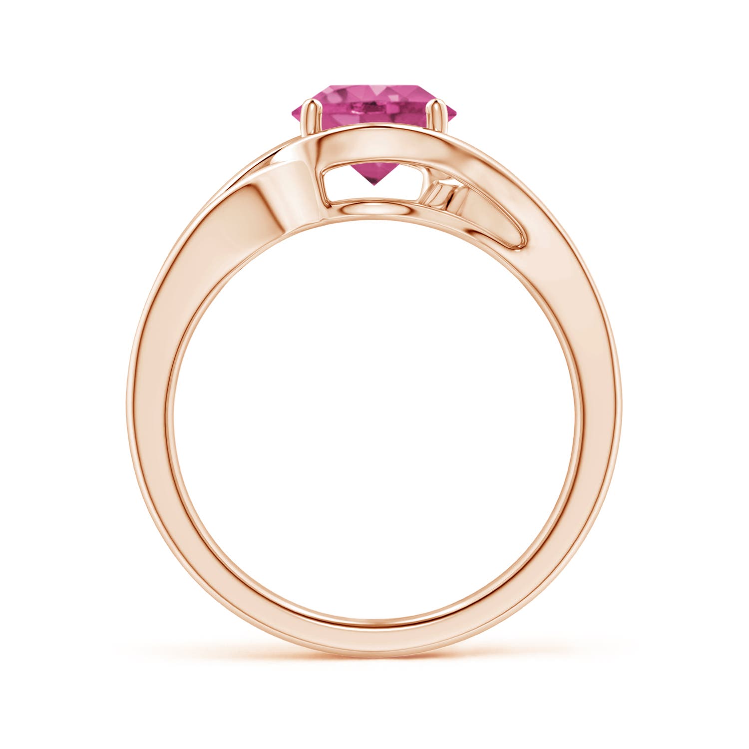 AAAA - Pink Sapphire / 1.6 CT / 14 KT Rose Gold