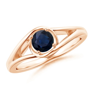 Round A Blue Sapphire