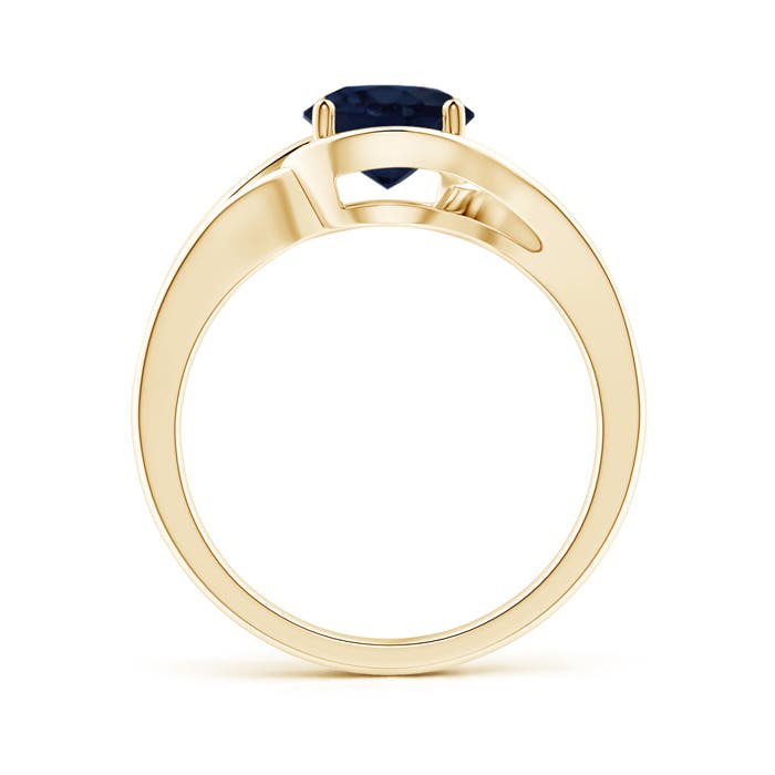 A - Blue Sapphire / 1.6 CT / 14 KT Yellow Gold