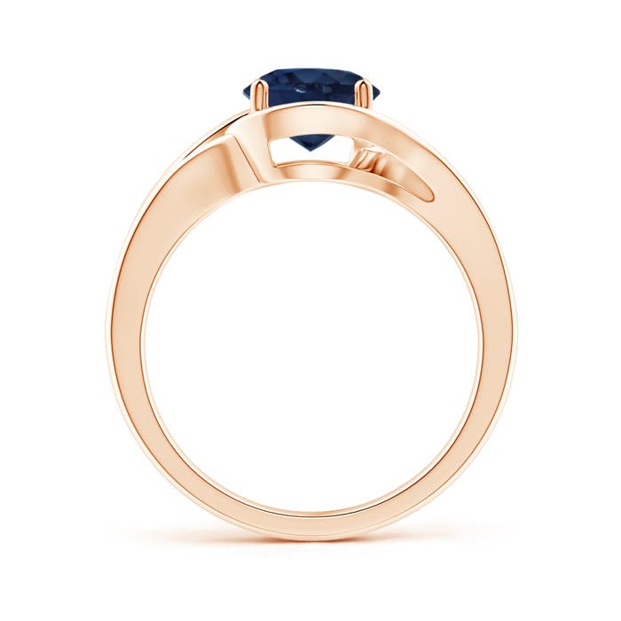 AA - Blue Sapphire / 1.6 CT / 14 KT Rose Gold