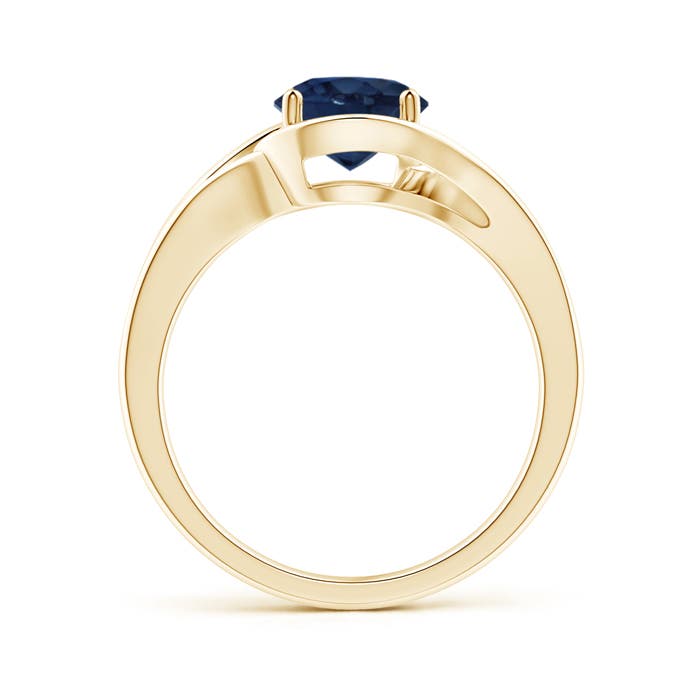 AA - Blue Sapphire / 1.6 CT / 14 KT Yellow Gold