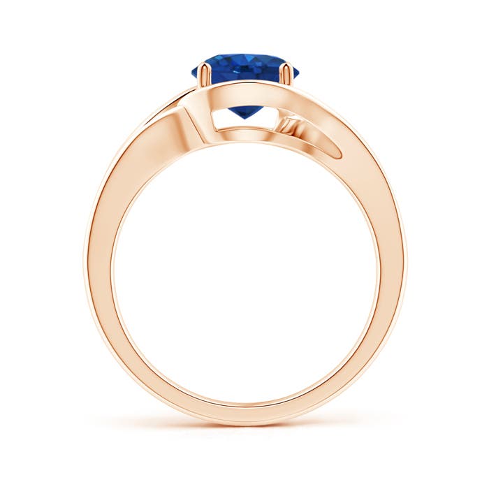 AAA - Blue Sapphire / 1.6 CT / 14 KT Rose Gold