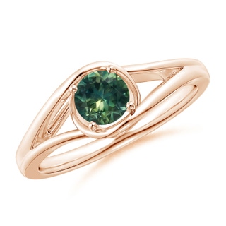 Round AA Teal Montana Sapphire