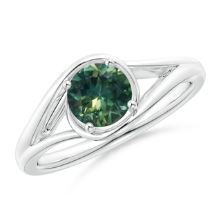 Round AA Teal Montana Sapphire