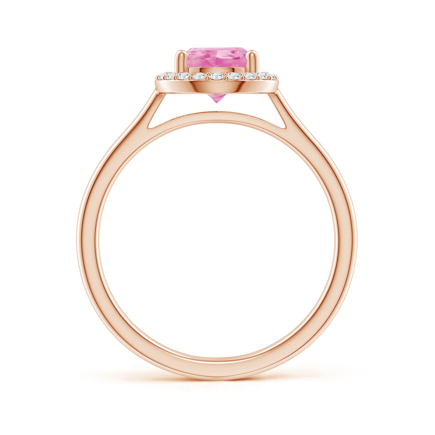 A - Pink Sapphire / 1.79 CT / 14 KT Rose Gold