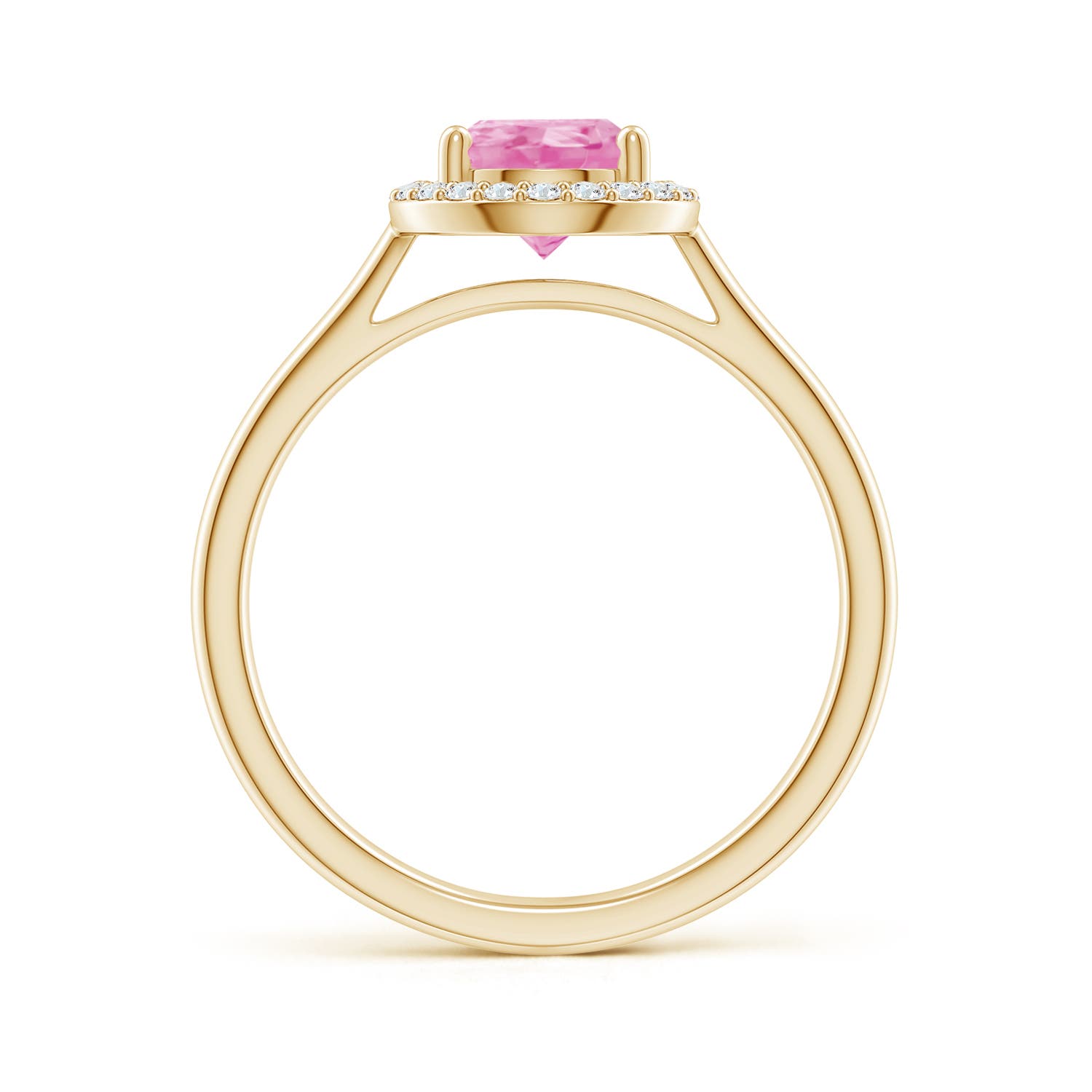 A - Pink Sapphire / 1.79 CT / 14 KT Yellow Gold