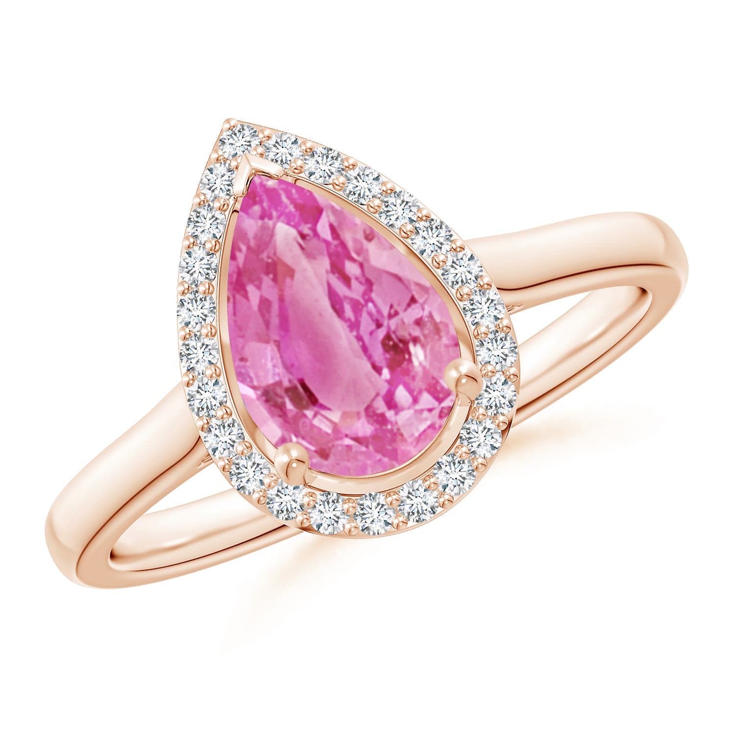 AA - Pink Sapphire / 1.79 CT / 14 KT Rose Gold