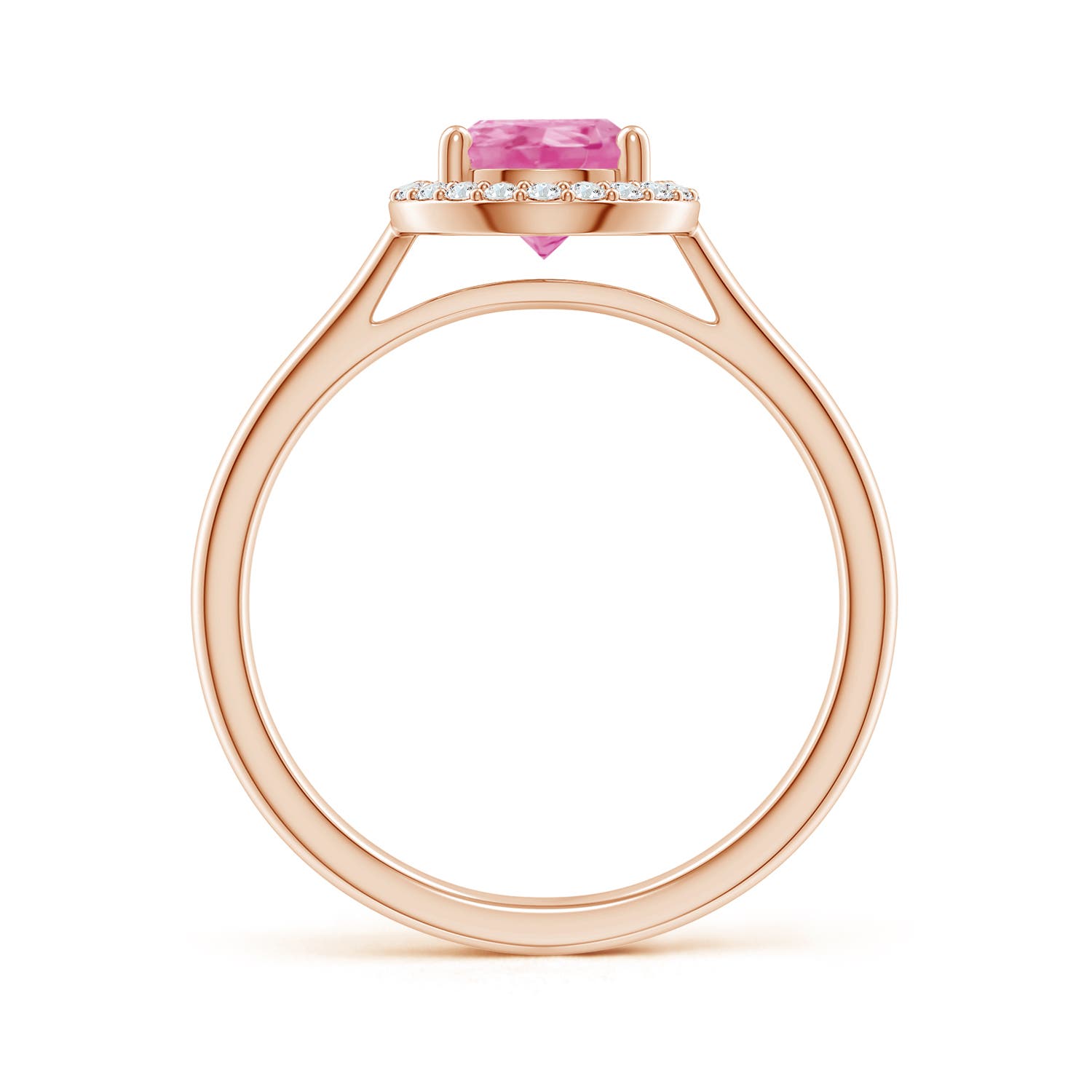 AA - Pink Sapphire / 1.79 CT / 14 KT Rose Gold