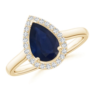 Pear A Blue Sapphire
