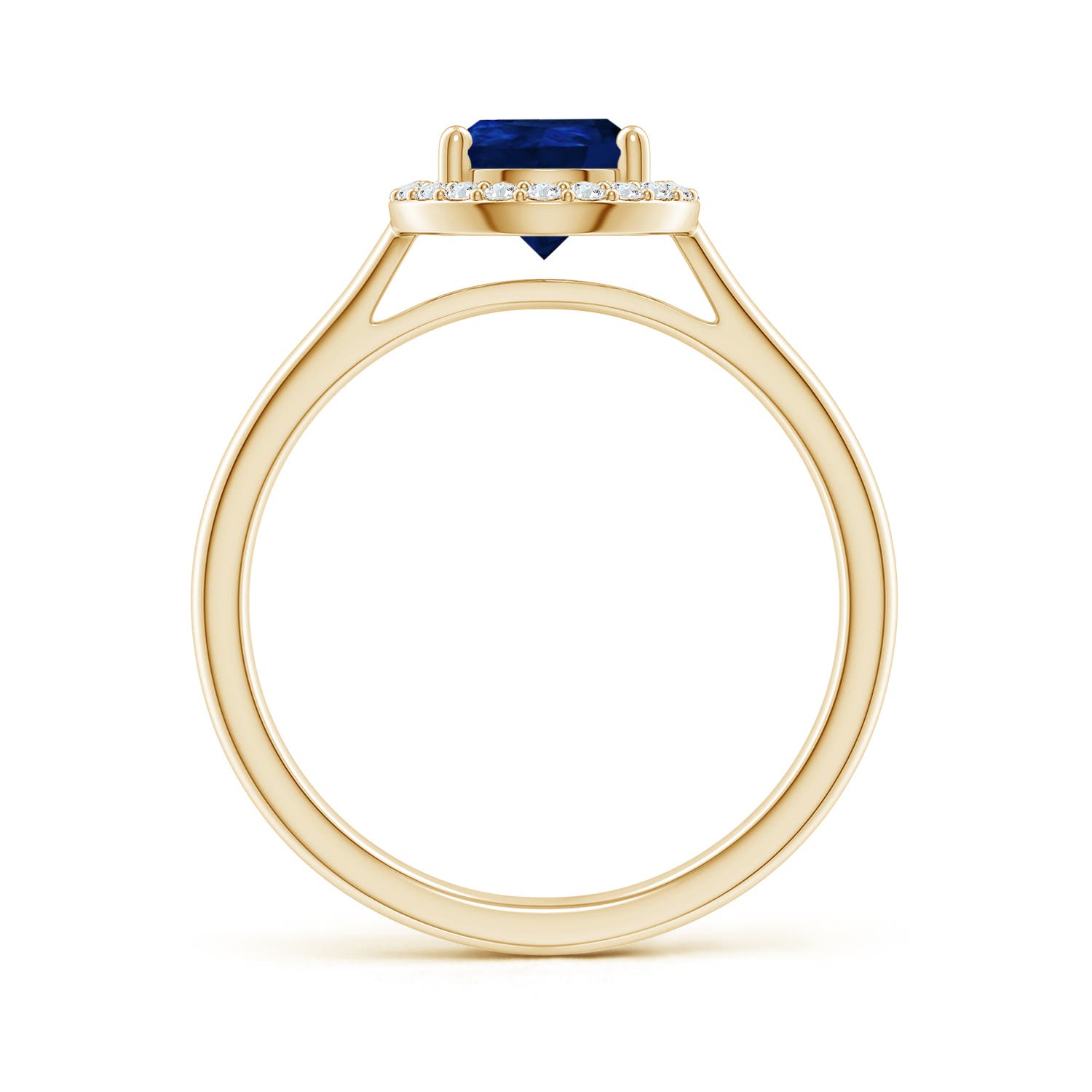 AA - Blue Sapphire / 1.71 CT / 14 KT Yellow Gold