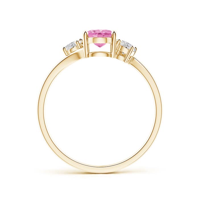 A - Pink Sapphire / 1.06 CT / 14 KT Yellow Gold