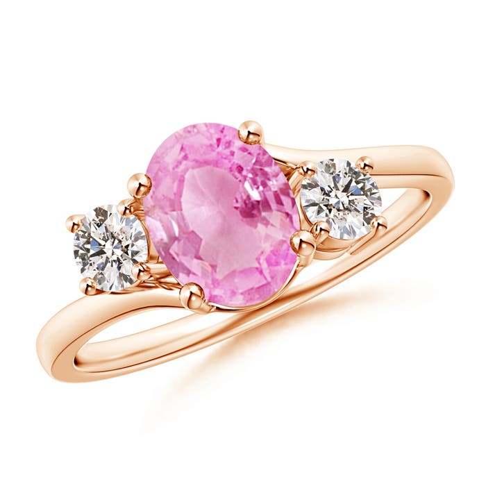 A - Pink Sapphire / 1.77 CT / 14 KT Rose Gold