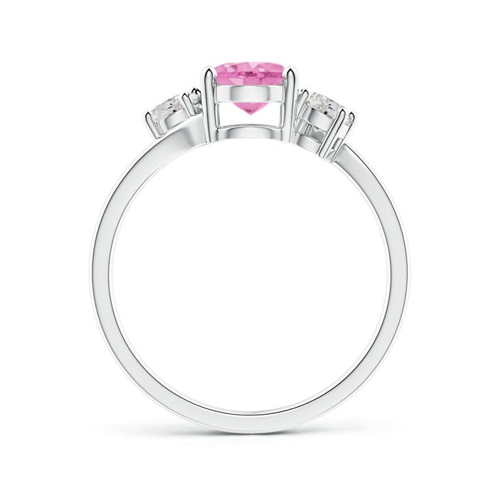 A - Pink Sapphire / 1.77 CT / 14 KT White Gold