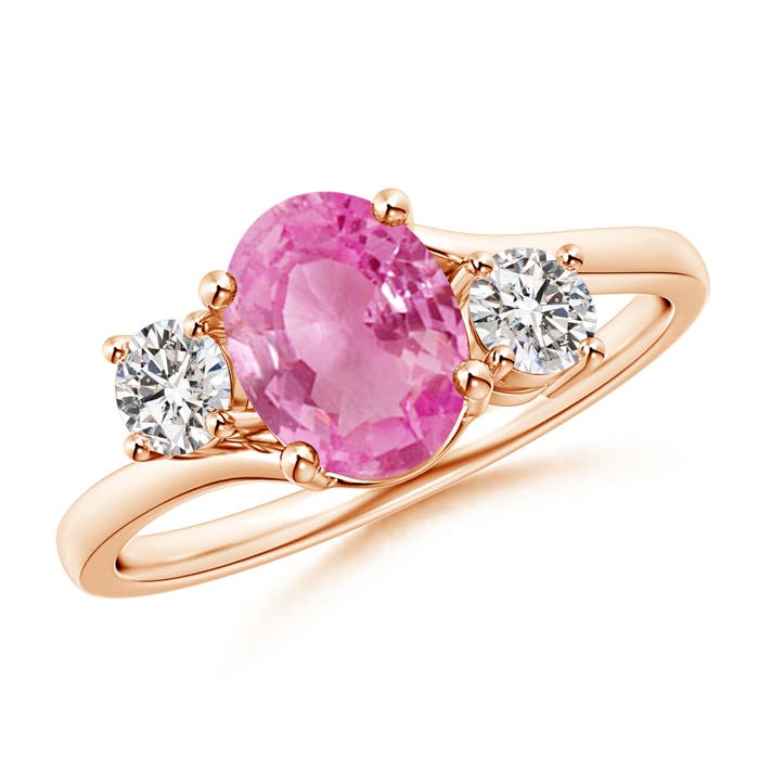 AA - Pink Sapphire / 1.77 CT / 14 KT Rose Gold