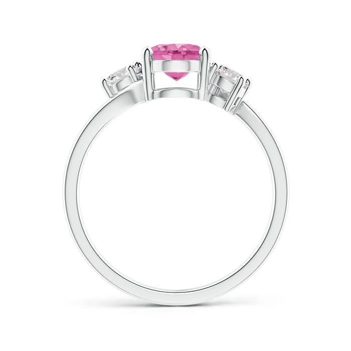 AA - Pink Sapphire / 1.77 CT / 14 KT White Gold