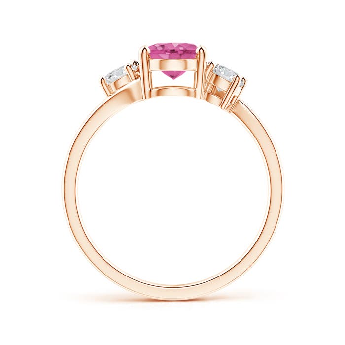 AAA - Pink Sapphire / 1.77 CT / 14 KT Rose Gold