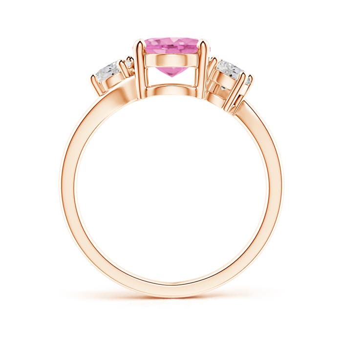 A - Pink Sapphire / 2.36 CT / 14 KT Rose Gold