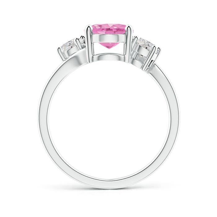 A - Pink Sapphire / 2.36 CT / 14 KT White Gold