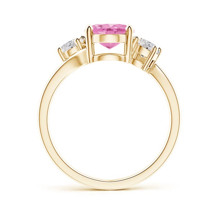 A - Pink Sapphire / 2.36 CT / 14 KT Yellow Gold