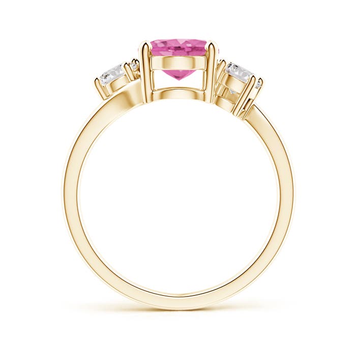 AA - Pink Sapphire / 2.36 CT / 14 KT Yellow Gold