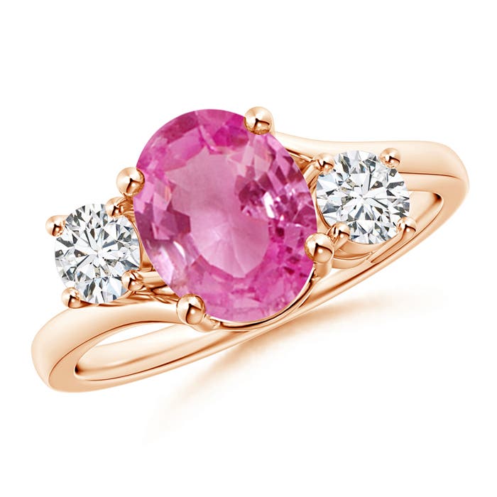 AAA - Pink Sapphire / 2.36 CT / 14 KT Rose Gold