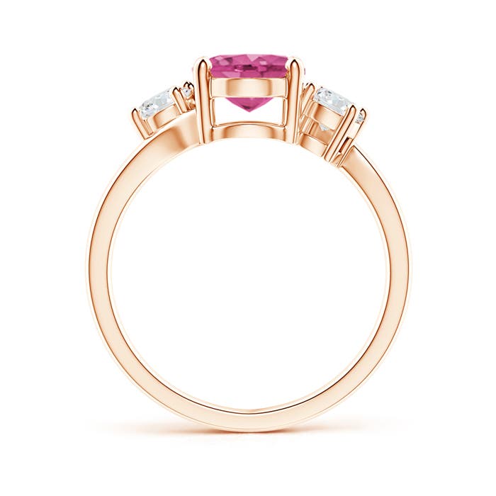 AAAA - Pink Sapphire / 2.36 CT / 14 KT Rose Gold