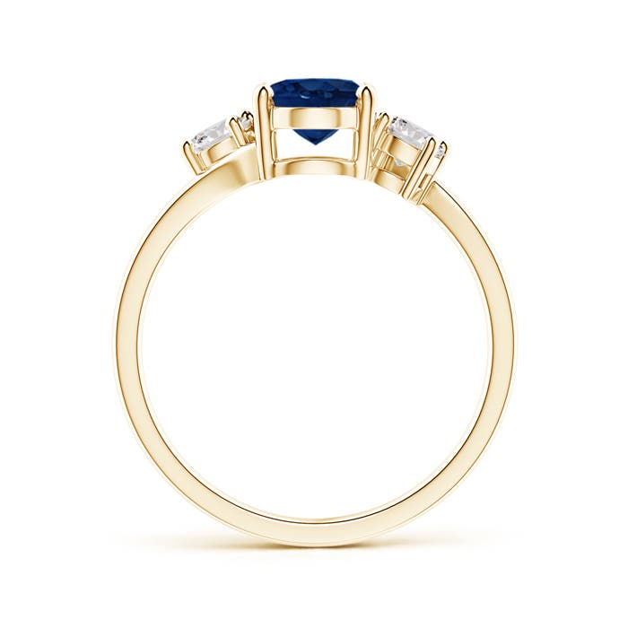 AA - Blue Sapphire / 1.87 CT / 14 KT Yellow Gold