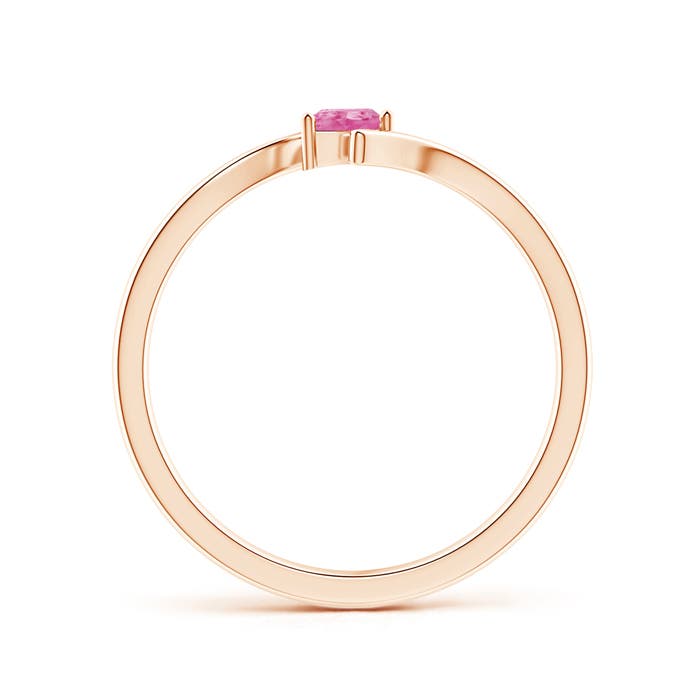 AA - Pink Sapphire / 0.17 CT / 14 KT Rose Gold