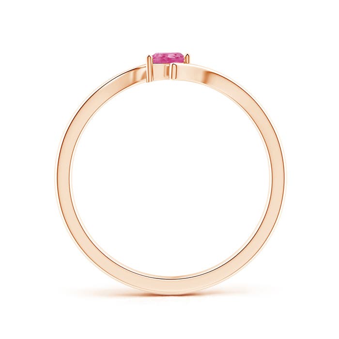 AAA - Pink Sapphire / 0.17 CT / 14 KT Rose Gold