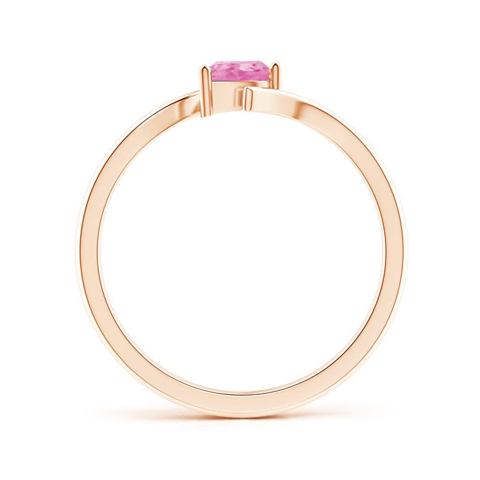 A - Pink Sapphire / 0.35 CT / 14 KT Rose Gold