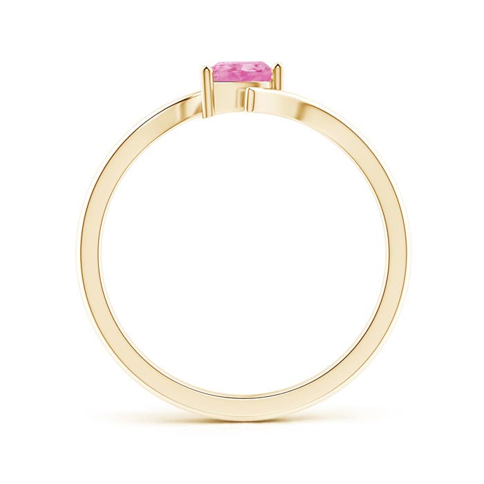 A - Pink Sapphire / 0.35 CT / 14 KT Yellow Gold