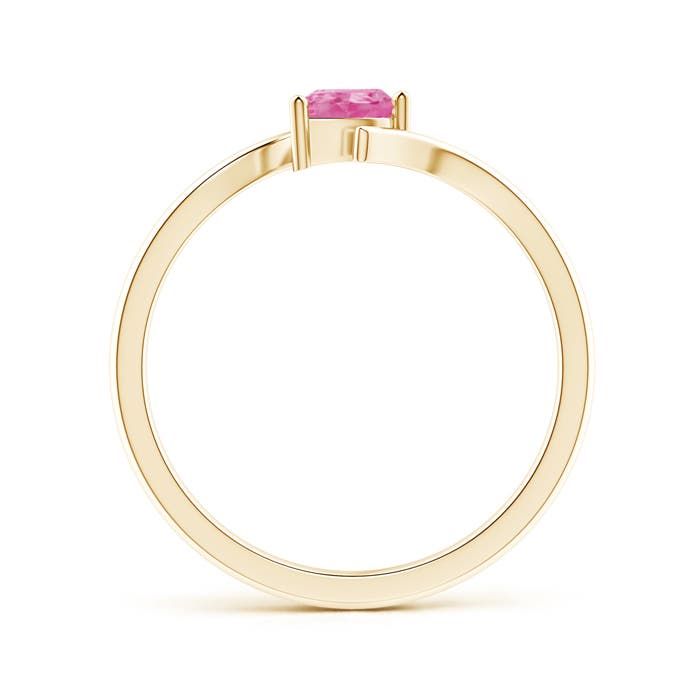 AA - Pink Sapphire / 0.35 CT / 14 KT Yellow Gold