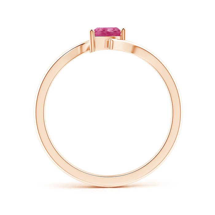 AAAA - Pink Sapphire / 0.35 CT / 14 KT Rose Gold