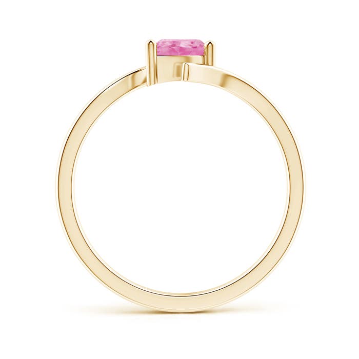 A - Pink Sapphire / 0.45 CT / 14 KT Yellow Gold