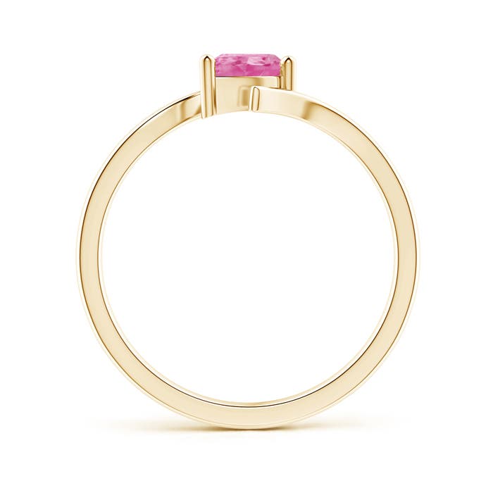 AA - Pink Sapphire / 0.45 CT / 14 KT Yellow Gold