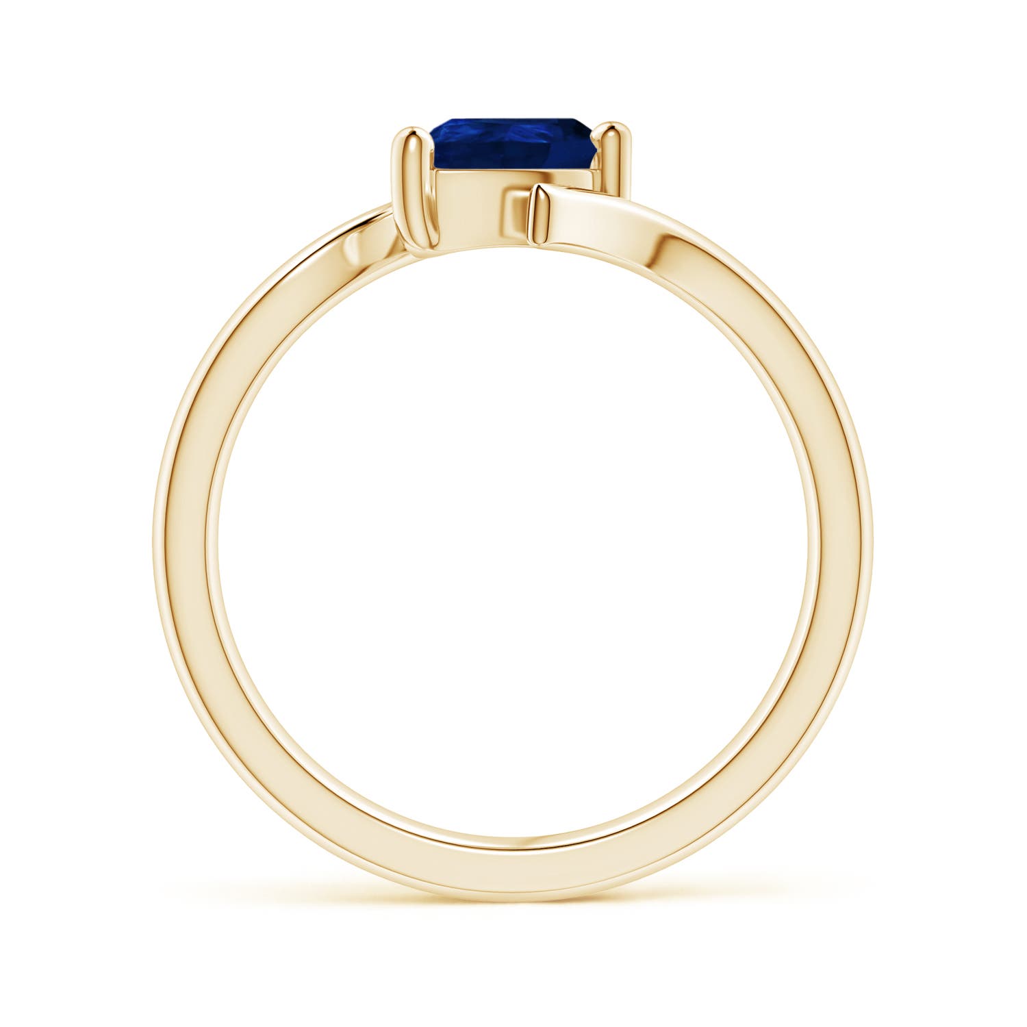 AA - Blue Sapphire / 0.75 CT / 14 KT Yellow Gold